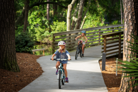 Biking at Palmetto Dunes