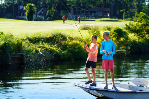 Fishing in Palmetto Dunes