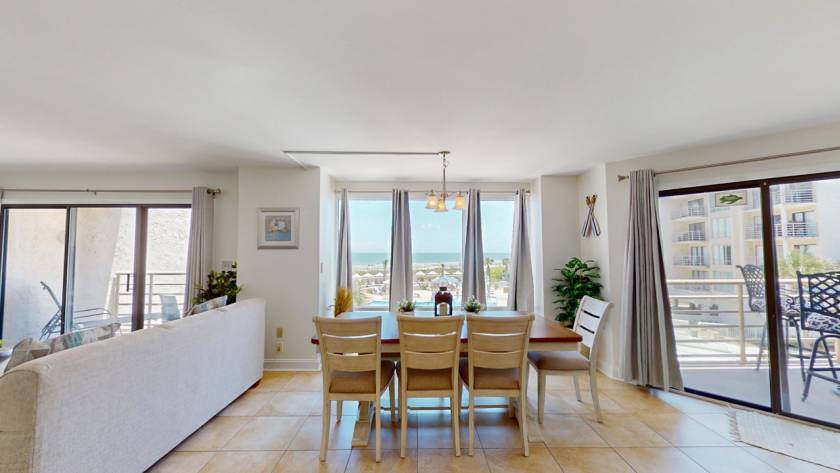 1202 Villamare Living room Dining room