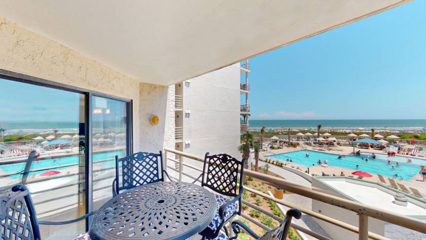 1202 Villamare Balcony